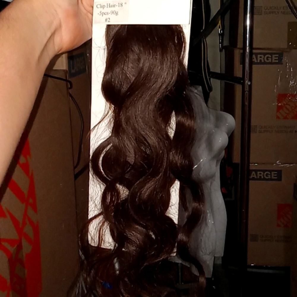 18 inch clip in hair extensions